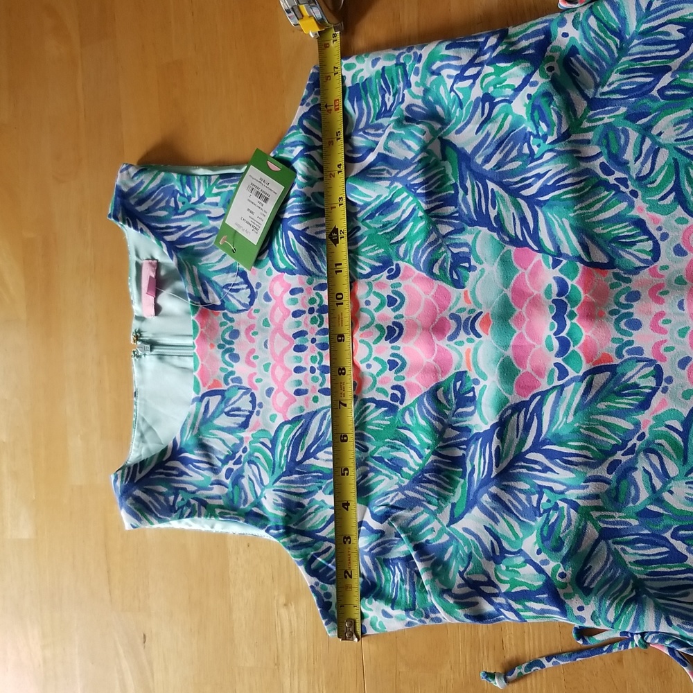 Lilly Pulitzer Donna Romper Feel The Beat Engineered, Size 2 $178 - Picture 10 of 16